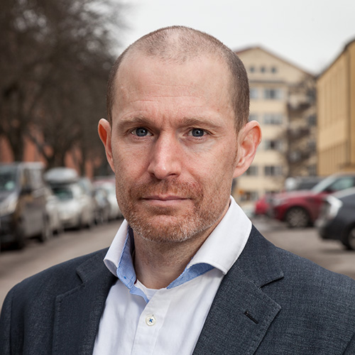 Porträtt av Mikael Lundell.